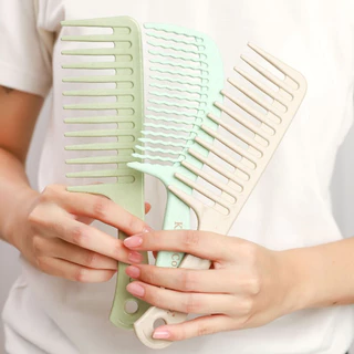 Kaff & Co. WAVY TOOTH DETANGLING COMB หวีซี่หยัก (ซิก-เเซก) ช่วยสางผมชี้ฟู ผมหยิก พันกัน