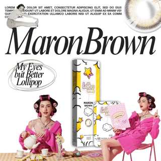 Lollipop My Days Contact Lens Maron Brown คอนแทคเลนส์