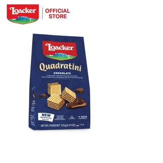 ล็อคเกอร์ ควอดราตินี ช็อกโกแลต 125 กรัม / Loacker Quadratini Chocolate 125 g