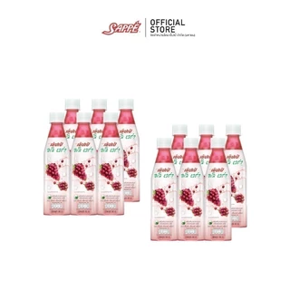 เซ็ปเป้ เครื่องดื่ม อโลเวร่า สูตรองุ่นแดง Sappe Aloe Vera Drink - Red Grape จำนวน 12 ขวด