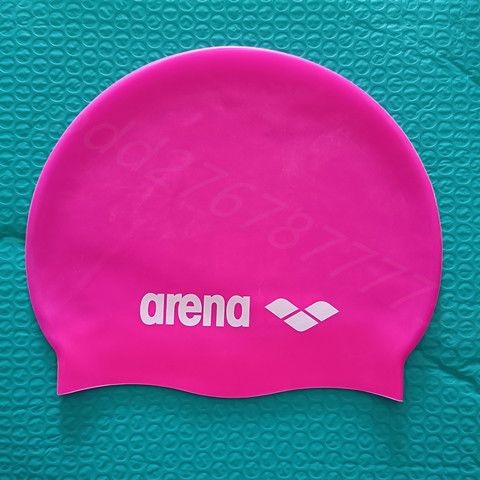 ซิลิโคนสำหรับผู้ใหญ่ Arena หมวกว่ายน้ำสำหรับเด็ก ขนาดใหญ่พิเศษ สีพื้น กันน้ำ กันน้ำได้ ยืดหยุ่นสูง ป