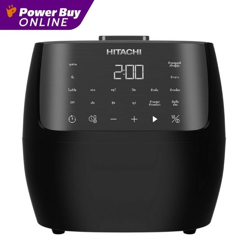 Hitachi หม้อหุงข้าว (860-1020 วัตต์, 1.8 ลิตร, สีดำ) รุ่น RZ-S18VN BK
