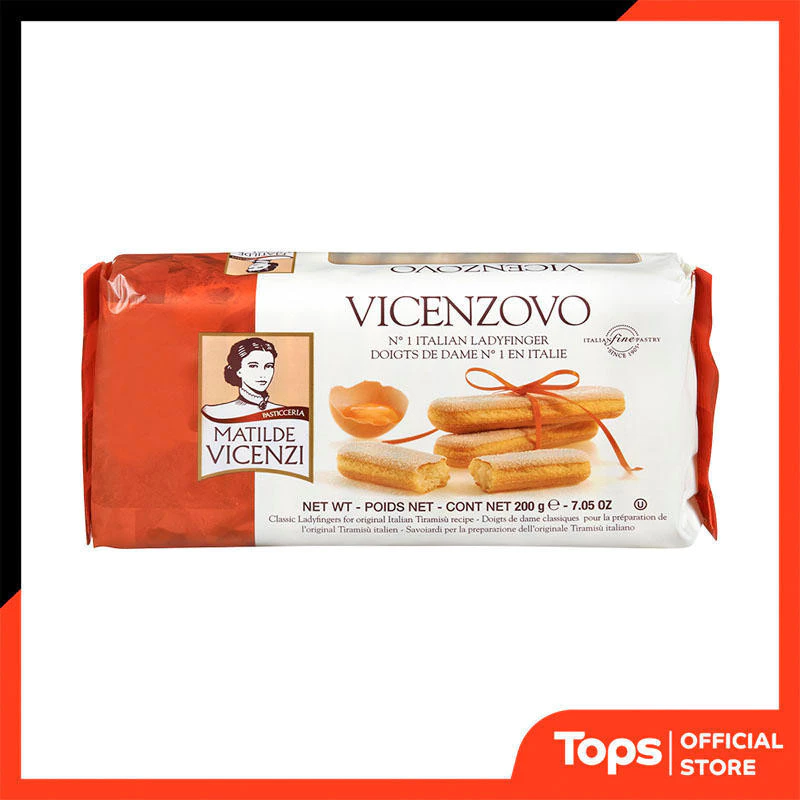 VICENZI วิเซนซิเลดี้ฟิงเกอร์ผสมไข่ 200กรัม [8000350000585]