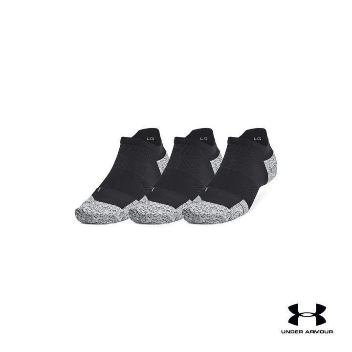 Under Armour Unisex UA ArmourDry® Run Cushion 3-Pack No Show Socks