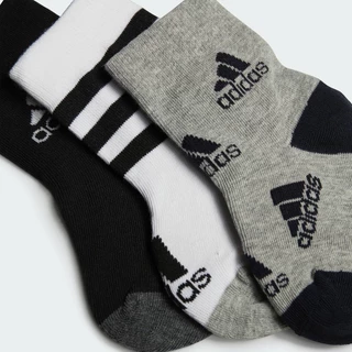adidas ไลฟ์สไตล์ ถุงเท้าพิมพ์ลาย (3 คู่) เด็ก สีขาว IA3942