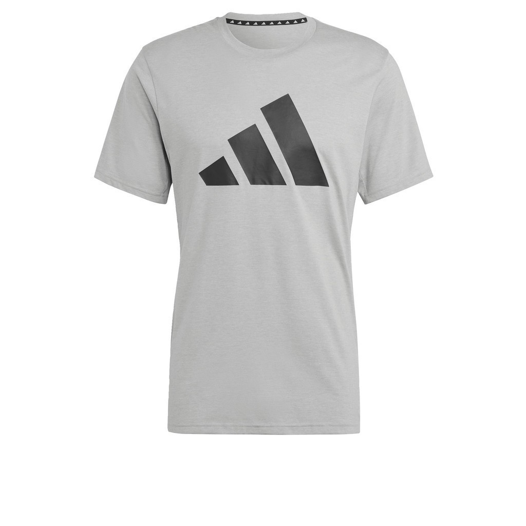 adidas Gym & Training เสื้อยืดเทรนนิง Train Essentials Feelready Logo ผู้ชาย สีเทา IB8276 ราคา ถูกที่สุด ดีลบีเคเค แกลเลอรีภาพที่ 3