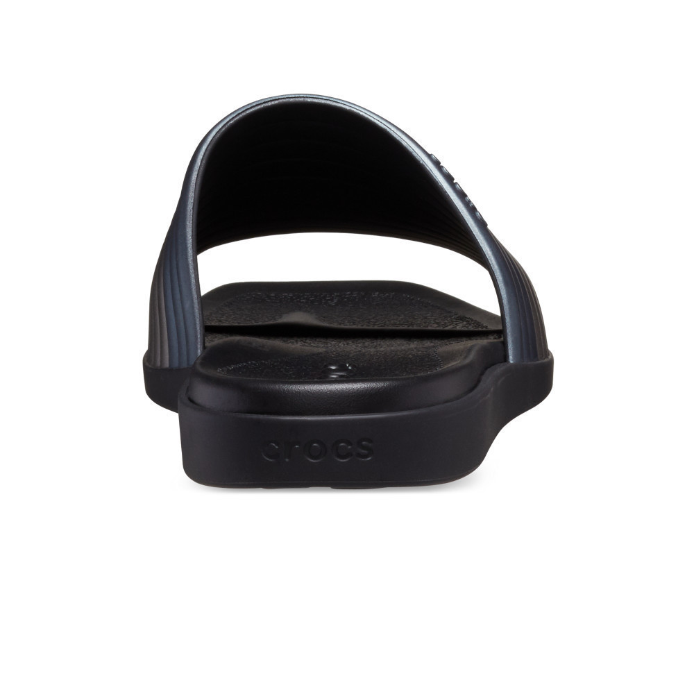CROCS รองเท้าแตะผู้หญิง MIAMI METALLIC SLIDE รุ่น 210041001 - BLACK