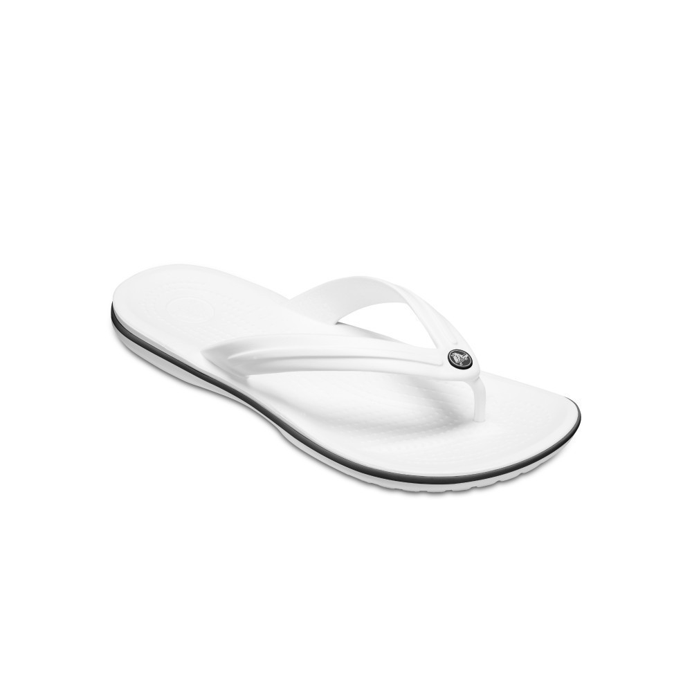 CROCS รองเท้าแตะผู้ใหญ่ CROCBAND FLIP รุ่น 11033100 - WHITE