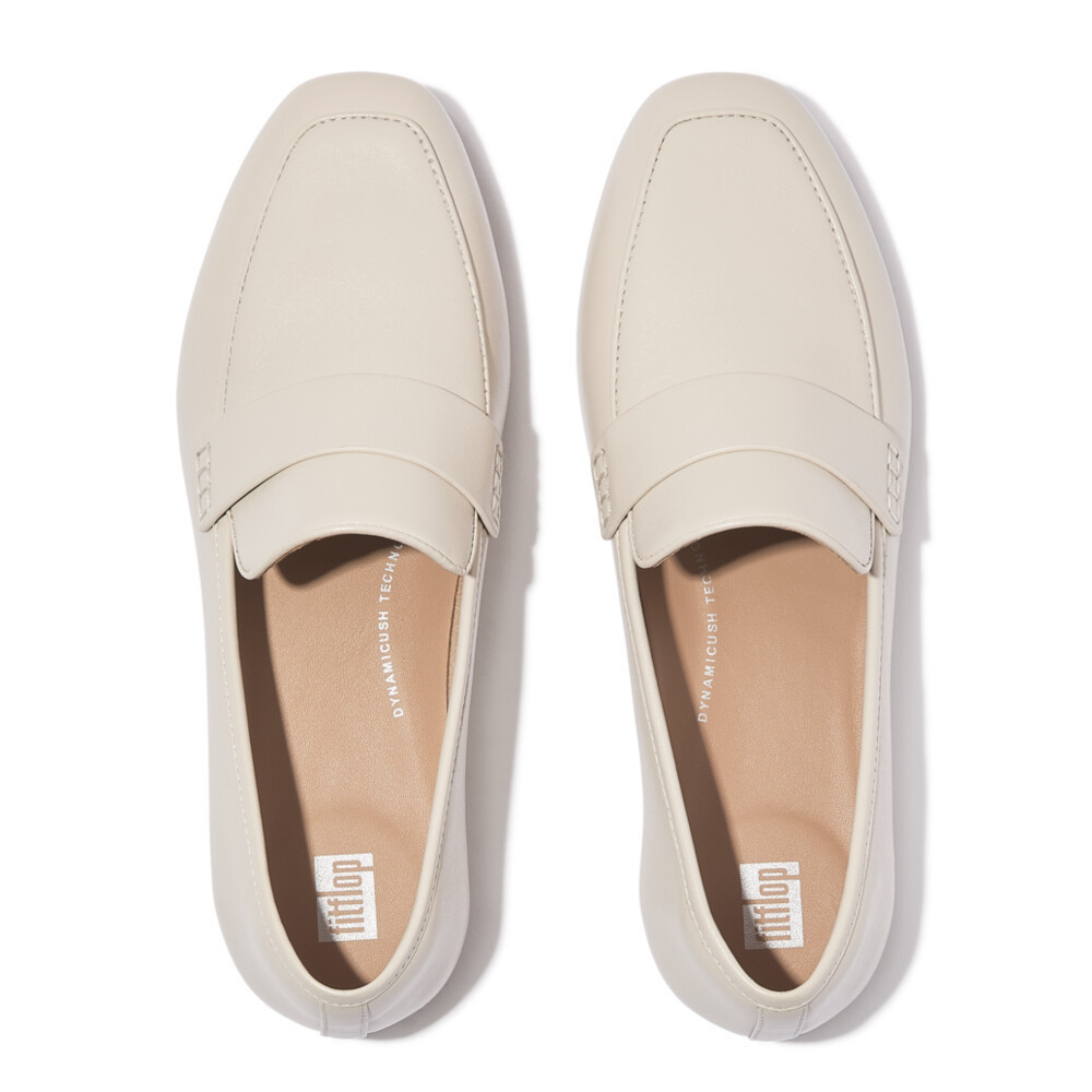FITFLOP DELICATO SOFT LEATHER LOAFERS รองเท้าโลฟเฟอร์ผู้หญิง รุ่น HX9-A99 สี BEIGE