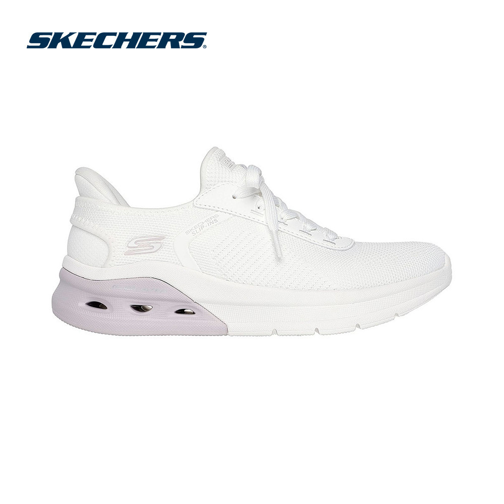 Skechers สเก็ตเชอร์ส รองเท้าลำลองผู้หญิง Women Slip-ins BOBS Sport Arc Waves 2.0 Casual Shoes - 117638-OFWT (FF)