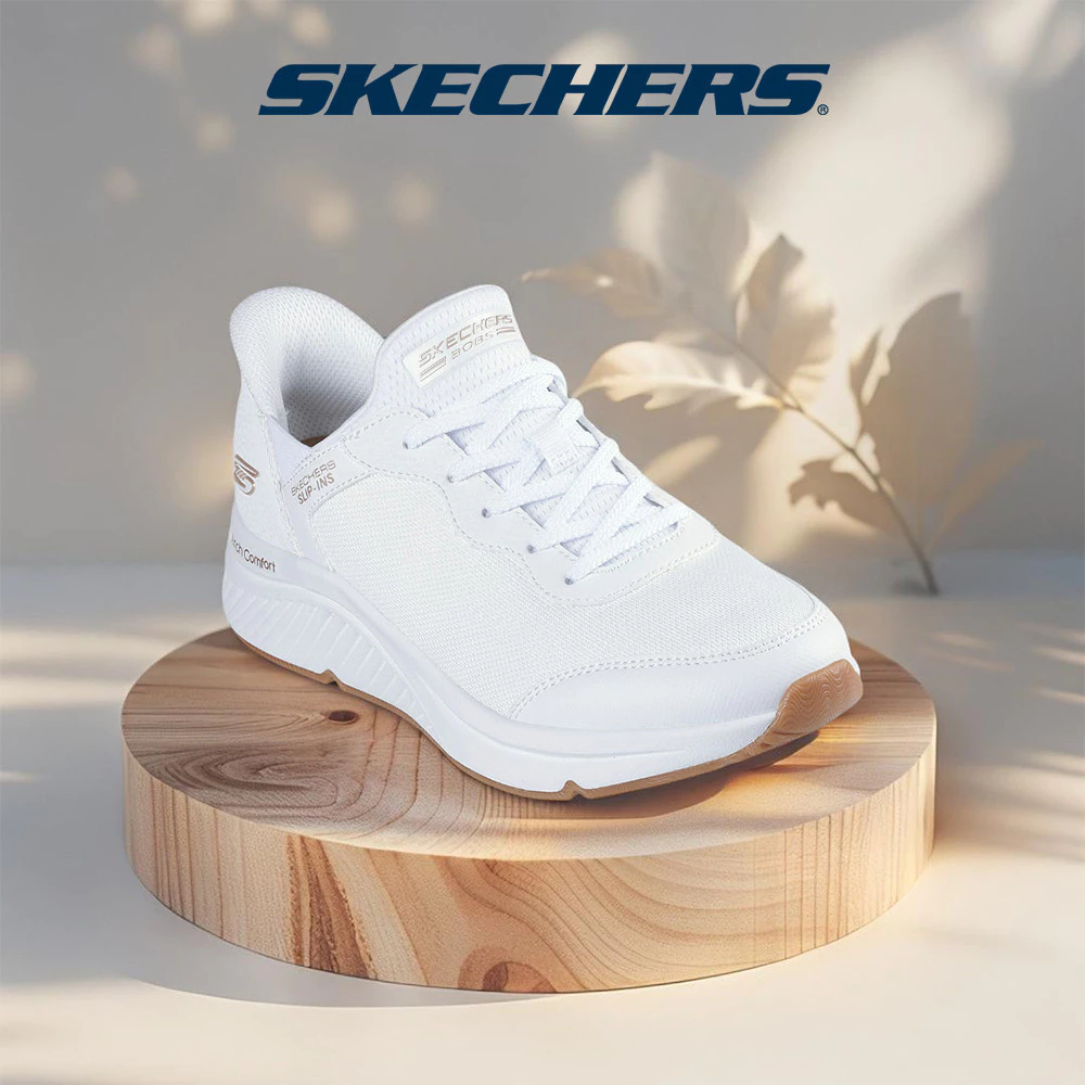 Skechers สเก็ตเชอร์ส รองเท้าผู้หญิง Women Slip-ins BOBS Arch Comfort B Sweet A Look Shoes - 117627-W