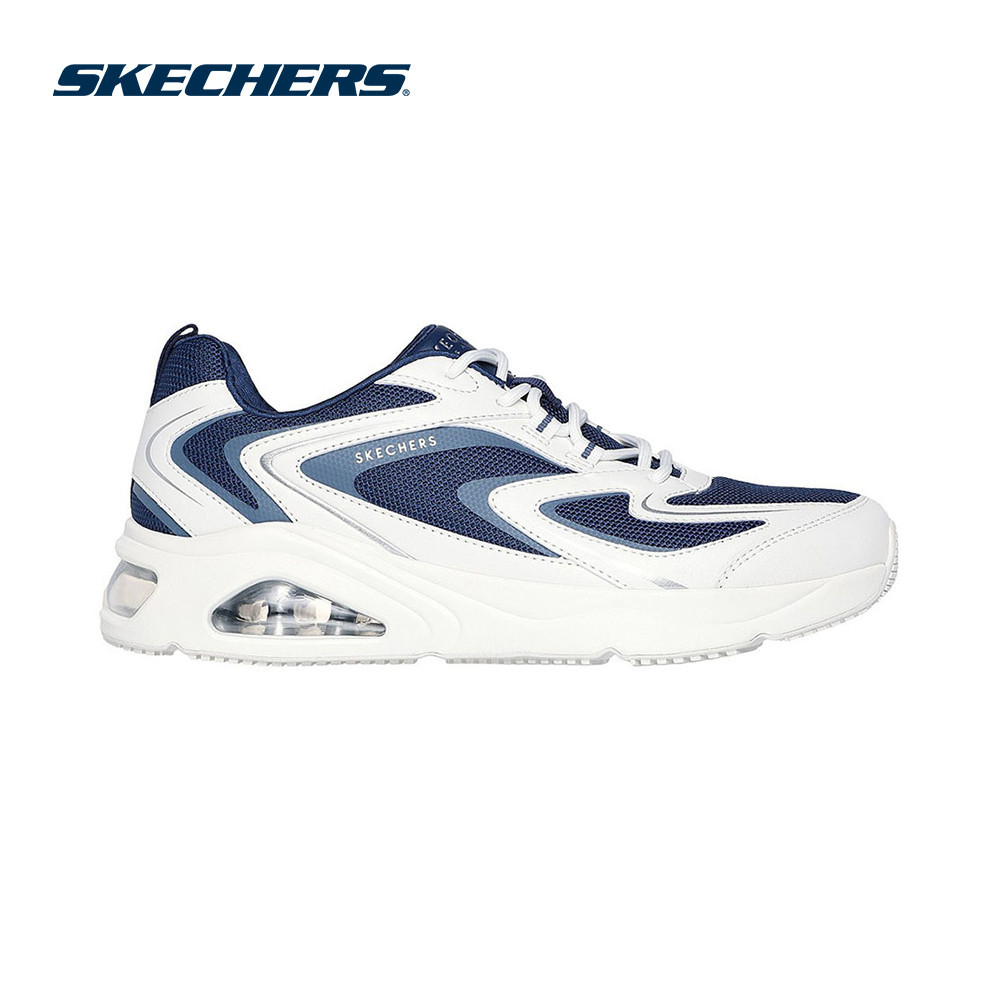 Skechers Street Tres-Air Uno အမျိုးသားဖိနပ် 183082-WNV Air-Cooled Memory Foam နဲ့ သက်တောင့်သက်သာ