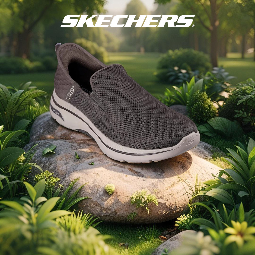 Skechers สเก็ตเชอร์ส รองเท้าผู้ชาย Men Slip-ins GOwalk Arch Fit 2.0 Hands Free 2 Walking Shoes - 216