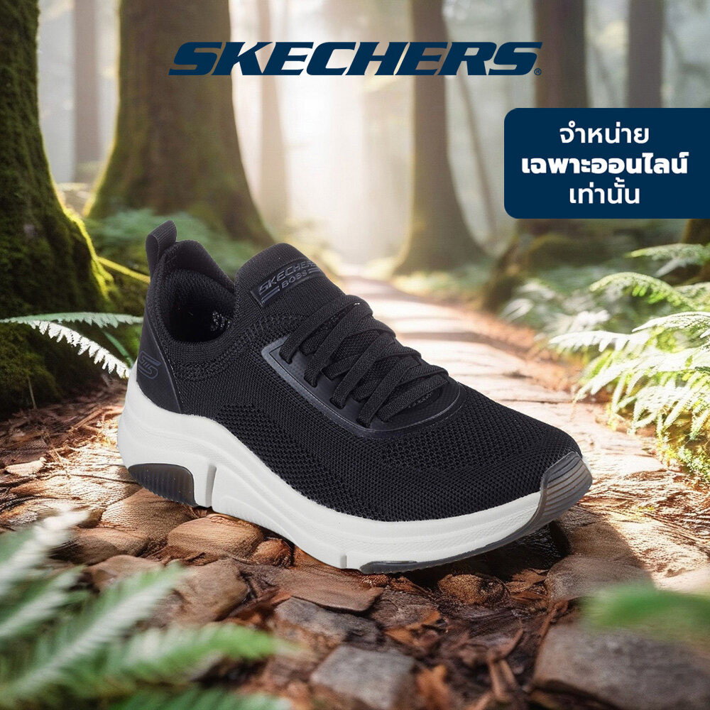 Skechers สเก็ตเชอร์ส รองเท้าลำลองผู้หญิง Women Online Exclusive BOBS Sport Sparrow Flex - 117580-BLK