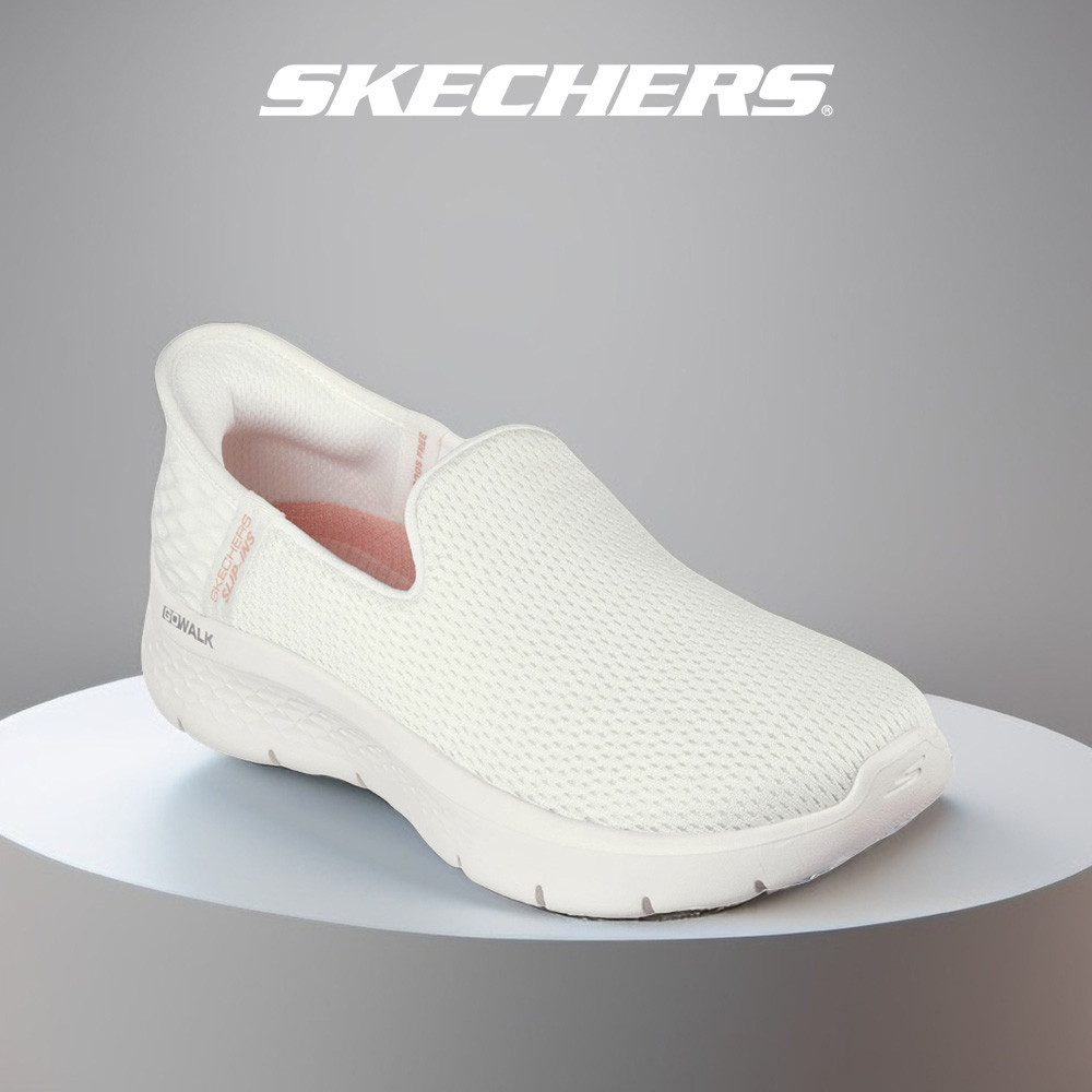 Skechers สเก็ตเชอร์ส รองเท้าผู้หญิง Women GOwalk Flex GOwalk Shoes - 124963-OFWT - Air-Cooled Memory Foam