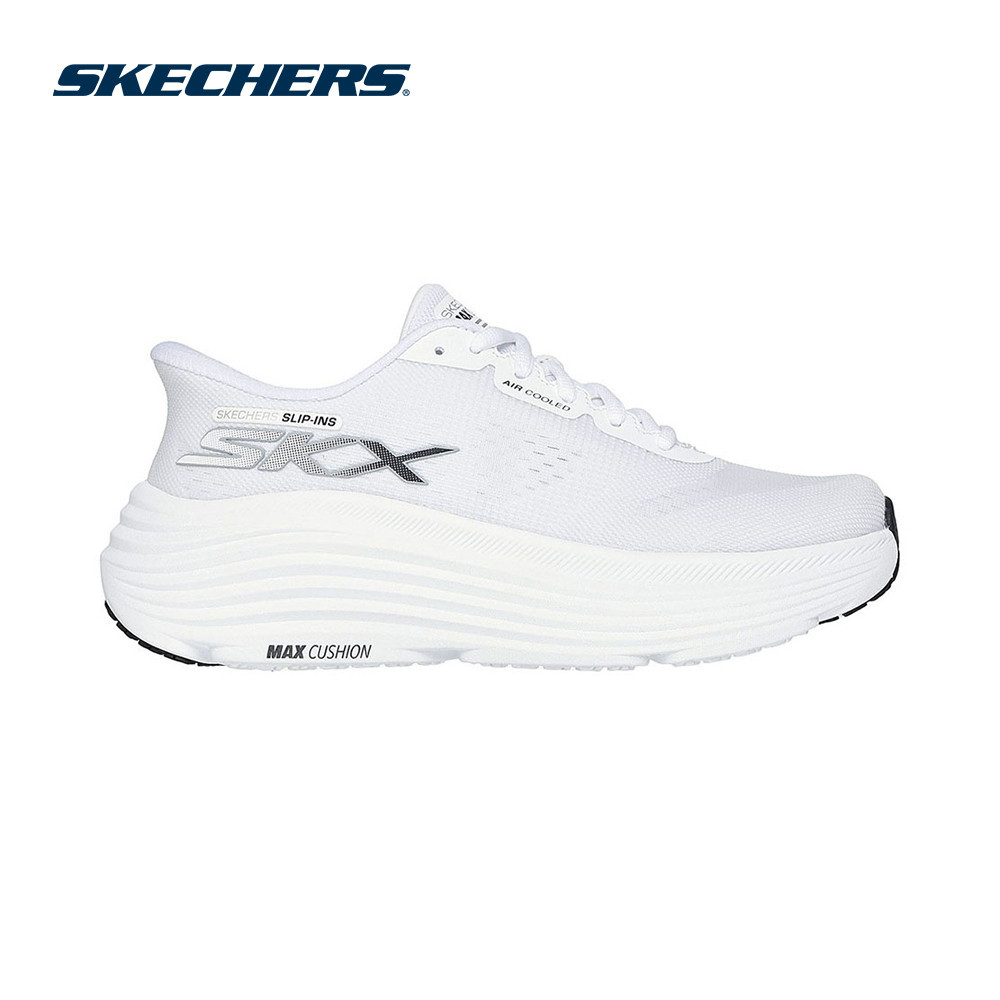 Skechers สเก็ตเชอร์ส รองเท้าผู้หญิง Women Max Cush Endeavour Performance Shoes - 129473-WBK - Air-Cooled Goga Mat