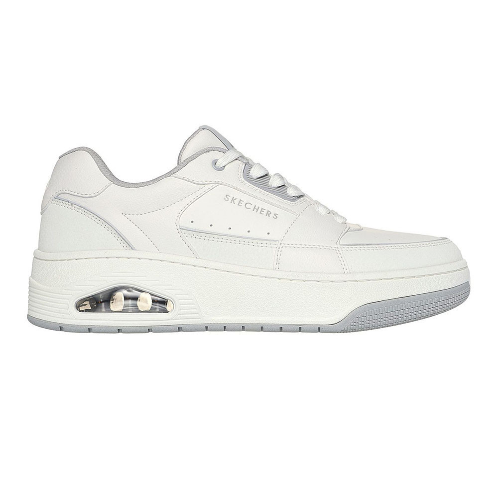 Skechers สเก็ตเชอร์ส รองเท้าผู้ชาย Men Online Exclusive SKECHERS Street Uno Court Low-Post Shoes - 183140-WHT — صورة 6