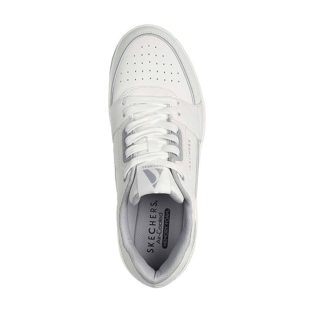 Skechers สเก็ตเชอร์ส รองเท้าผู้ชาย Men Online Exclusive SKECHERS Street Uno Court Low-Post Shoes - 183140-WHT — صورة 3