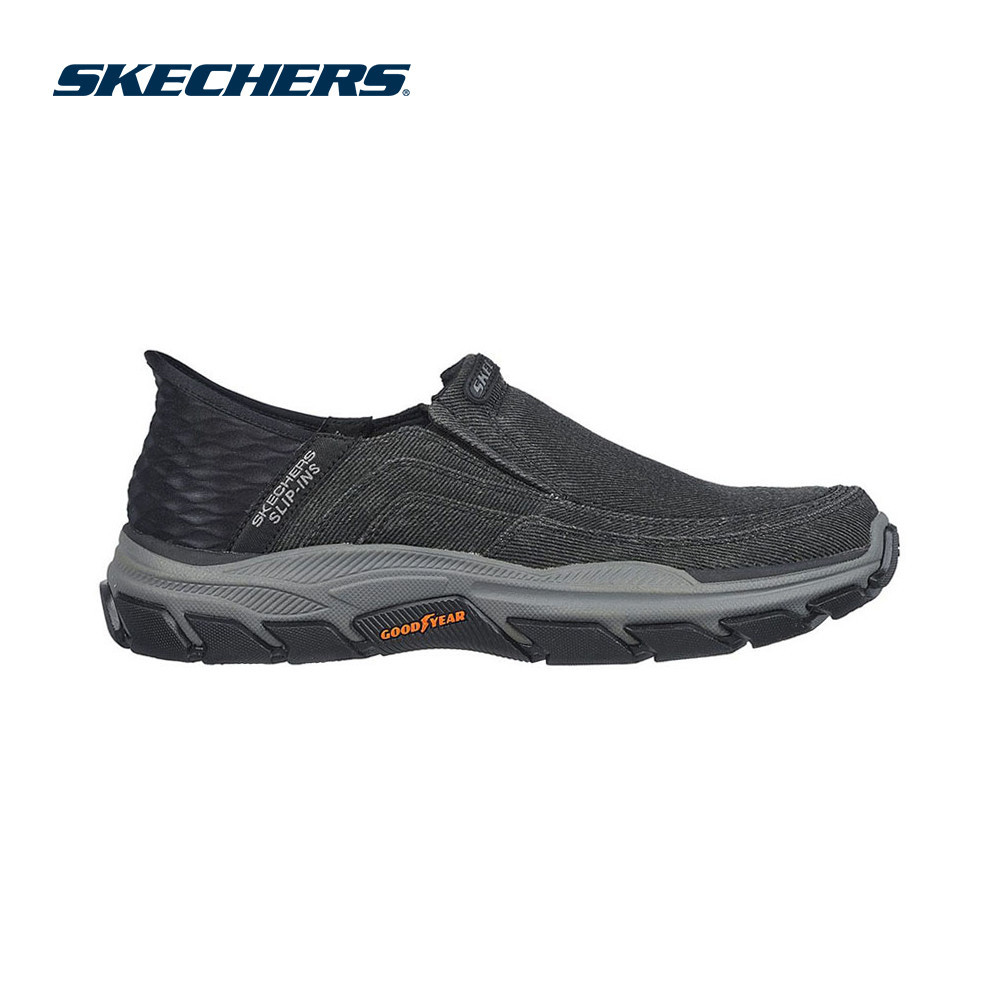 Skechers สเก็ตเชอร์ส รองเท้าผู้ชาย Men Slip-Ins Holmgren Shoes - 204809-BLK Air-Cooled Memory Foam G