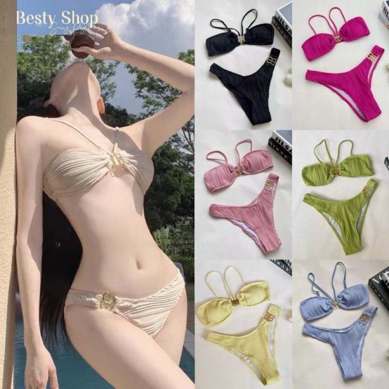 ชุดว่ายน้ำ บิกินี่ ทูพีซ รุ่น W23187 - รูปที่ 2