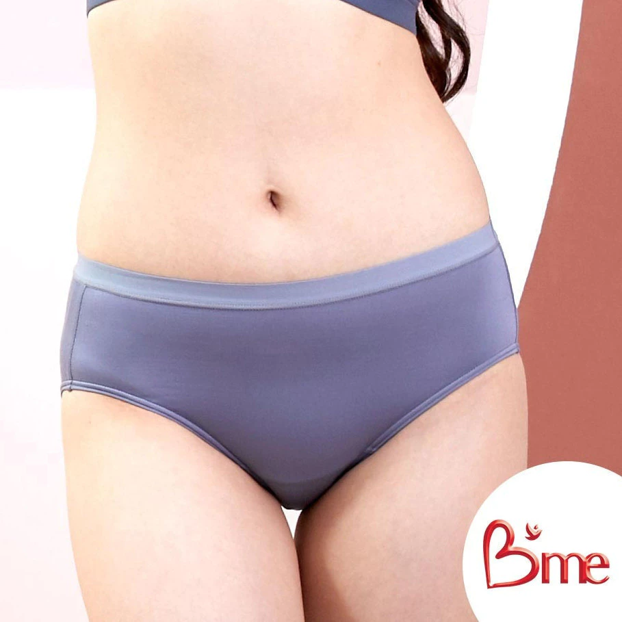 B'me กางเกงในเอวกลาง รุ่น ME7071 สีดำ สีนู้ด สีกรม สีเทาเข้ม สีชมพูกุหลาบ