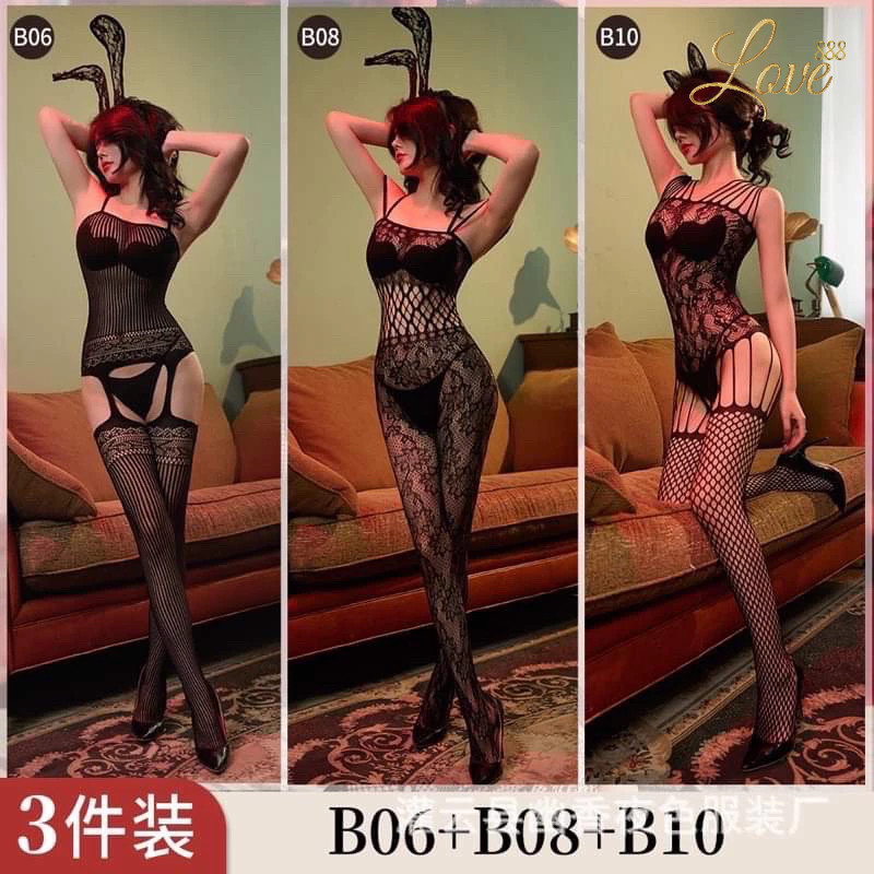 ชุดตาข่ายเซ็กซี่ รวมรุ่น R  พร้อมส่งจากไทย love888th
