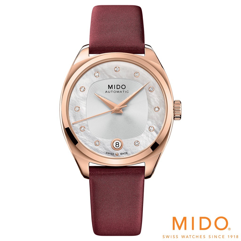 Mido รุ่น BELLUNA ROYAL LADY นาฬิกาสำหรับผู้หญิง รหัสรุ่น M024.307.37.116.00 SILVER WOMEN WATCH
