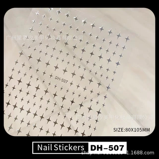 สติกเกอร์ติดเล็บ รูปวิ๊งๆ มี4สี ให้เลือก แผ่นละ 9 บาท พร้อมส่งในไทย