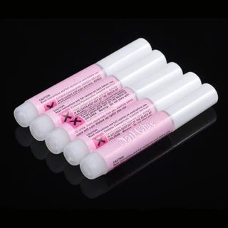 กาวติดเล็บปลอม สีชมพู 2 กรัม (แพ็ค 100 หลอด) | กาวทำเล็บ กาวเล็บปลอม ติดทนนาน ราคาส่ง