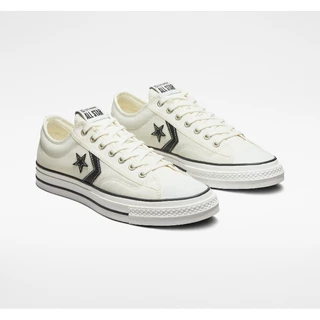 CONVERSE รองเท้าผ้าใบ ผู้ชาย STAR PLAYER 76 PREMIUM CANVAS OX WHITE - A01608CM_H2WTXX