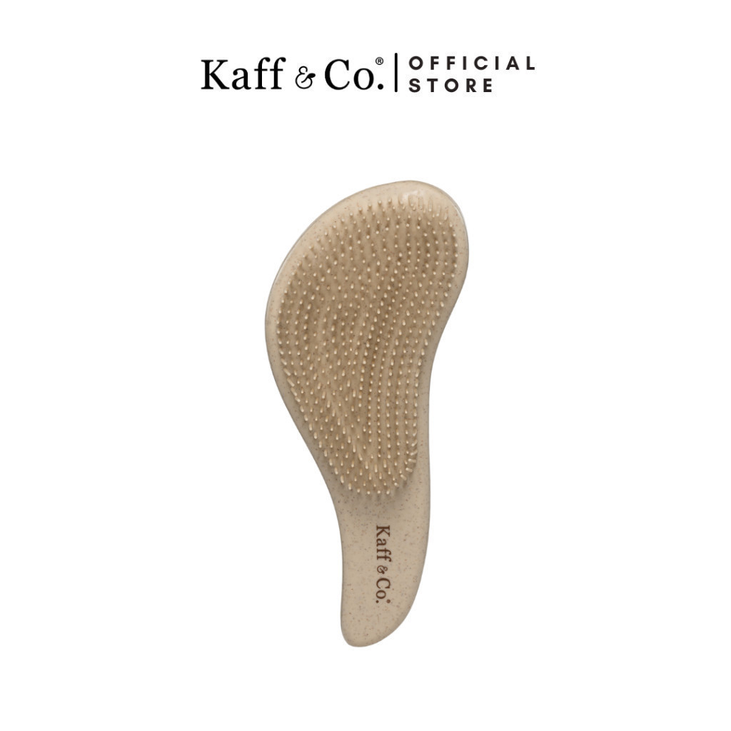 Kaff & Co. WET DETANGLING HAIR BRUSH แปรงหวีผม ช่วยลดผมพันกัน เหมาะสำหรับผมฟู ใช้ได้เวลาผมเปียก