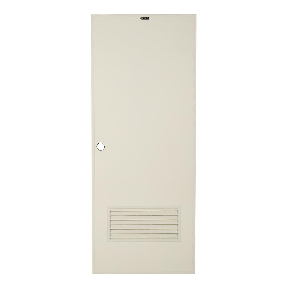 AZLE ประตูห้องน้ำ PVC AZ-2 เกล็ดล่าง 70X180 ซม. สีครีม จัดส่งโดย HomePro