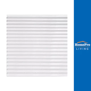 SUNSHIELD แผ่นโพลีคาร์บอเนต ลูกฟูก 6 มม. 1.22X2.44 ม. สีใส จัดส่งโดย HomePro