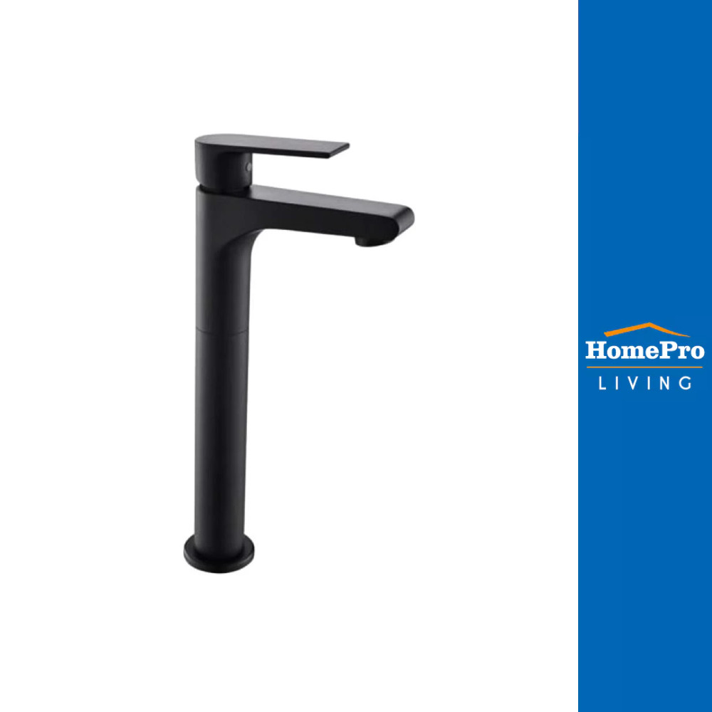 HAFELE ก๊อกอ่างล้างหน้าเดี่ยว 485.61.051 สีดำ