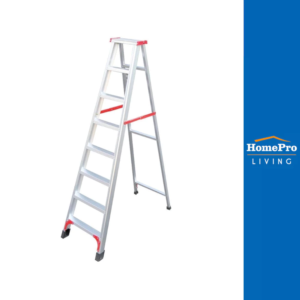 MATALL บันไดอะลูมิเนียมทรง A R12208L 8 ขั้น จัดส่งโดย HomePro
