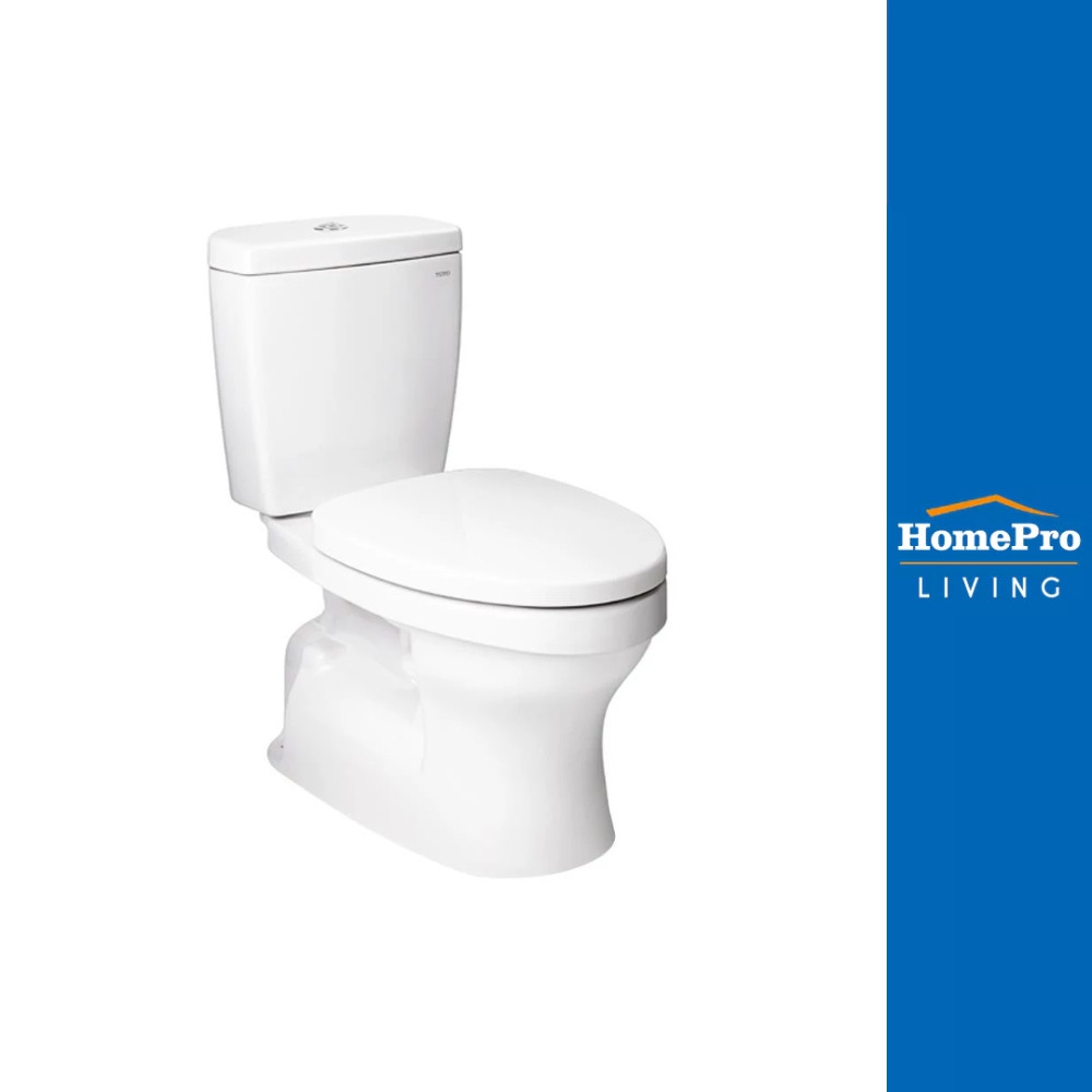 [สินค้าไม่รวมติดตั้ง]  TOTO สุขภัณฑ์ 2 ชิ้น TOTO CST340 4.8/3L สีขาว โถ ส้วม