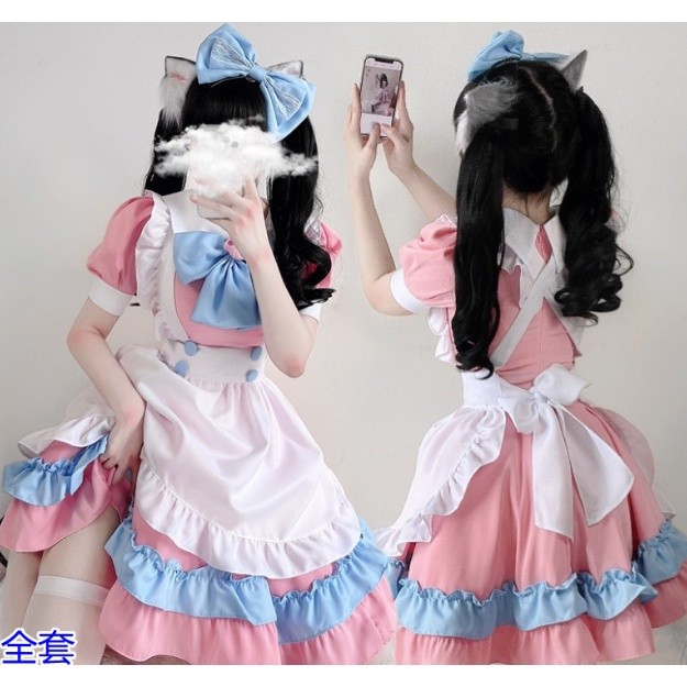 🩱gusjungbrashop  SEXY👗📌อ่านรายละเอียดไซส์ด้านล่างก่อนสั่ง📌ชุดคอสเพลย์แม่บ้านชุดเมด ชุดโลลิต้าชุดแม่บ้านเซ็กซี่