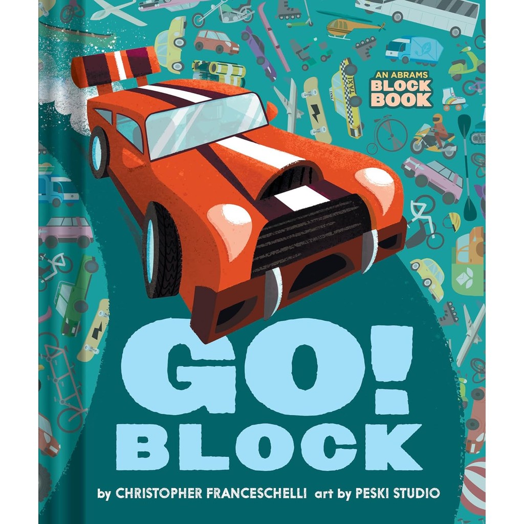 หนังสืออังกฤษใหม่ Go Block (An Abrams Block Book) (An Abrams Block Book) (Board Book) [Hardcover]