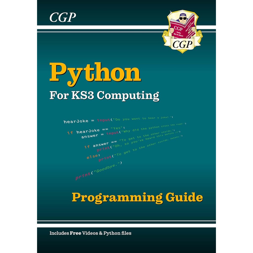 หนังสืออังกฤษใหม่ KS3 Computing: Python Programming Guide with Online Edition, Python Files & Videos