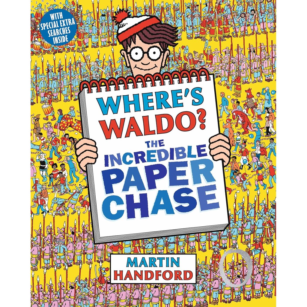 หนังสืออังกฤษใหม่ Where's Waldo? the Incredible Paper Chase