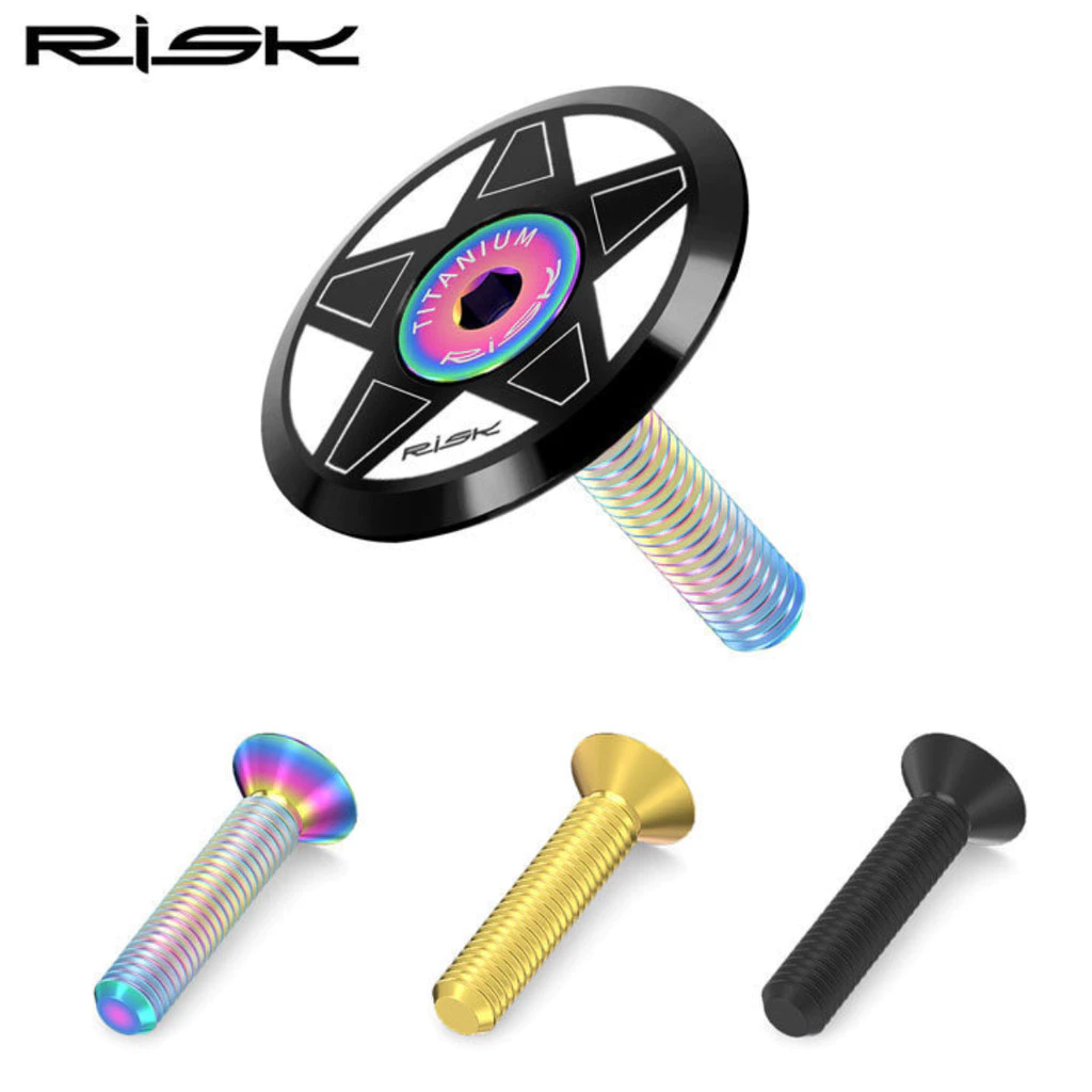 น็อตไทเทเนียม RISK สำหรับ ยึดซางหัวเตเปอร์ ขนาด M6×30
