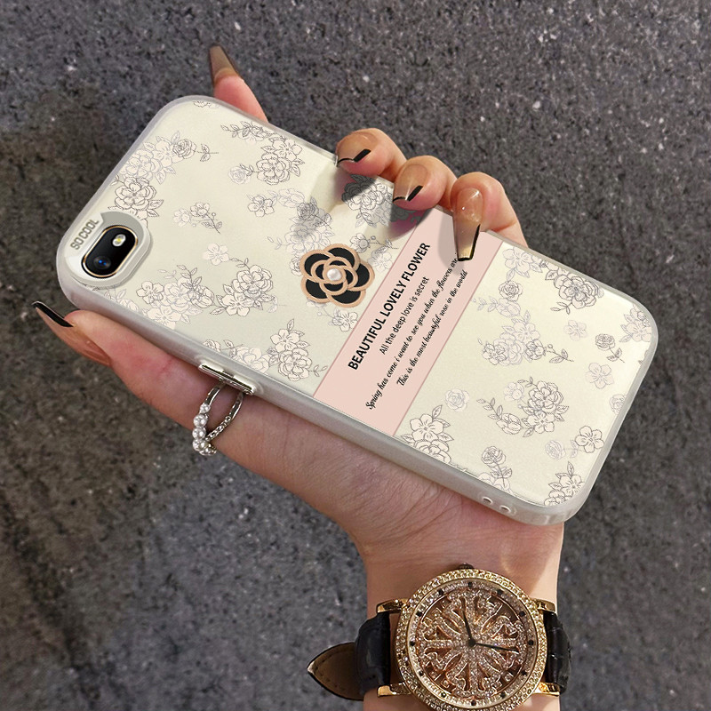 เคสสำหรับ Realme C2 C2s OPPO A1K เคสดอกไม้