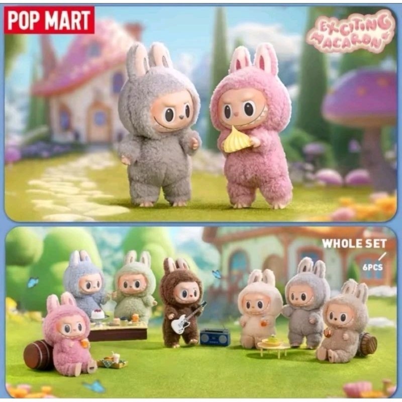 ⭐พร้อมส่ง⭐ POPMART - Labubu - Labubu Macaron - The Monster Exciting Macaron (Art Toy/Designer Toy/Bl