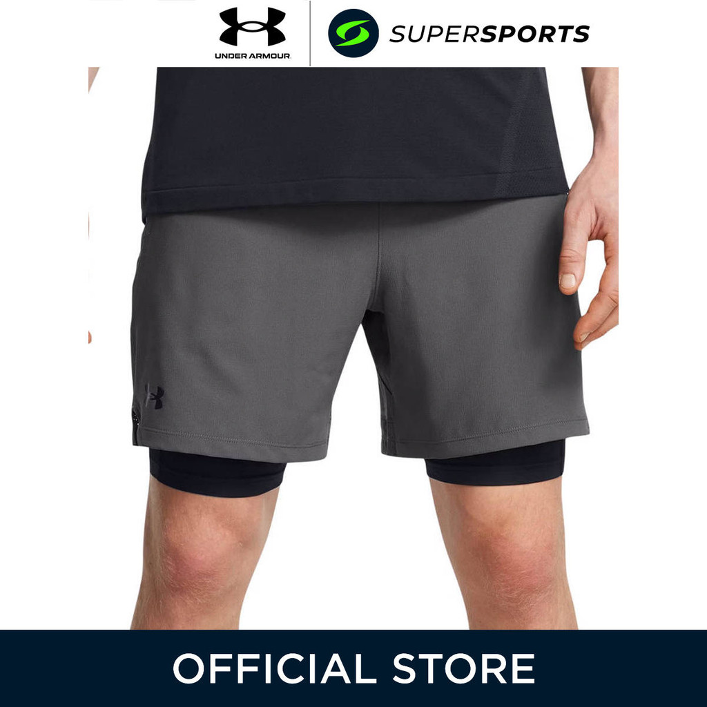 UNDER ARMOUR Vanish Woven 2-in-1 กางเกงออกกำลังกายขาสั้นผู้ชาย