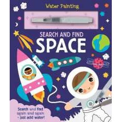 Search and Find Space (Water Painting Search and Find) [Hardcover]