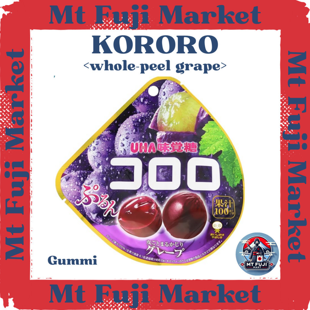 【Direct from Japan】 UHA KORORO GRAPE 48g