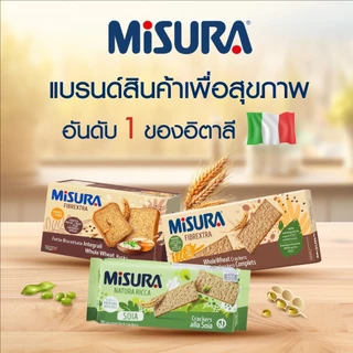 มิซูร่า ไฟเบอร์เอ็กซ์ตร้า โฮลมีลรัซค์ 320 กรัม │ Misura Fibrextra Wholemeal Rusks 320 g