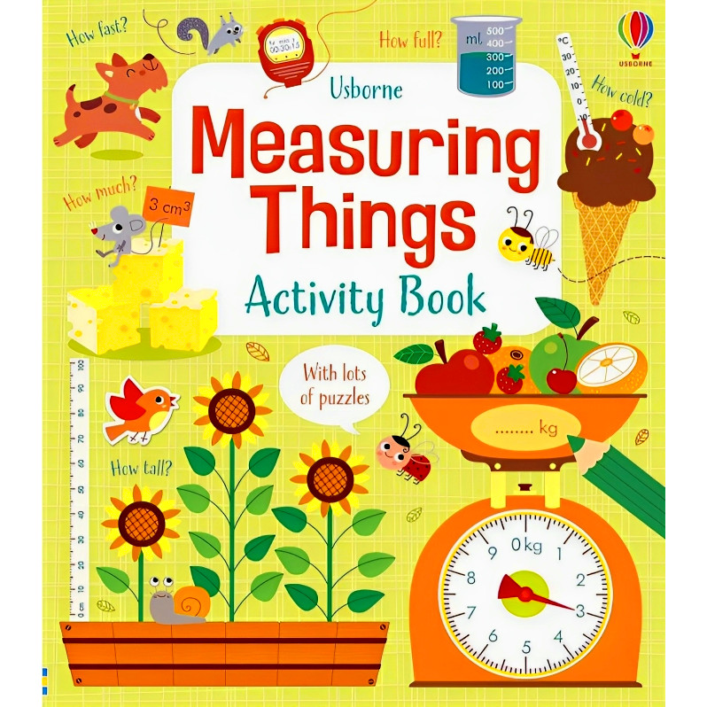 BBW หนังสือ USBORNE MEASURING THINGS ACTIVITY BOOK