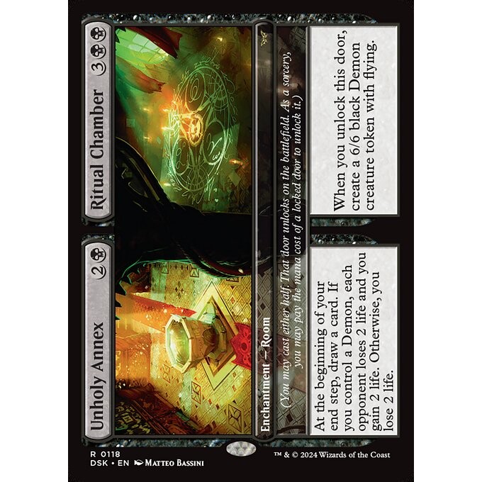 [Duskmourn] - [DSK] - (R) - [Unholy Annex // Ritual Chamber] - [2024]