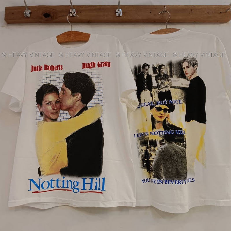 NOTTING HILL รักบานฉ่ำที่น็อตติ้งฮิลล์ tag Original Bootleg เสื้อวินเทจ เสื้อหนังตำนาน heavy vintage shirt